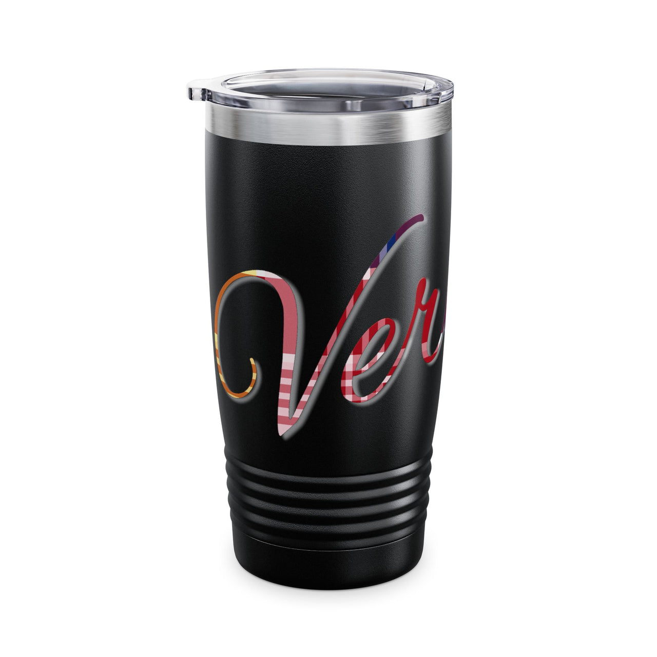 Ringneck 20oz Stainless Travel Tumbler — Colorful Script "Veronica" Name Design