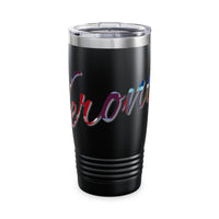 Ringneck 20oz Stainless Travel Tumbler — Colorful Script 