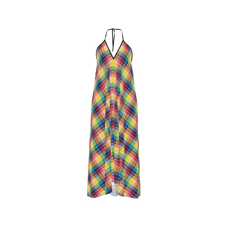 Virgin Islands Madras Halter Dress