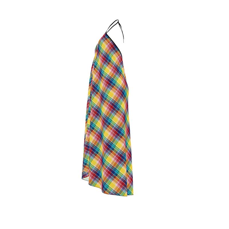 Virgin Islands Madras Halter Dress