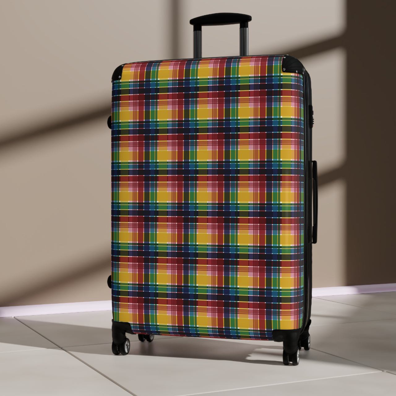 Virgin Islands Madras Suitcase