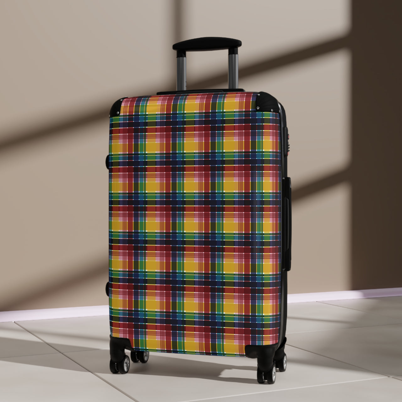 Virgin Islands Madras Suitcase