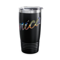 Ringneck 20oz Stainless Travel Tumbler — Colorful Script 