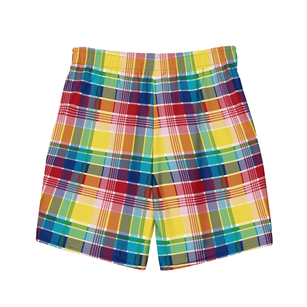 Virgin Islands Madras Men's Swim Trunks