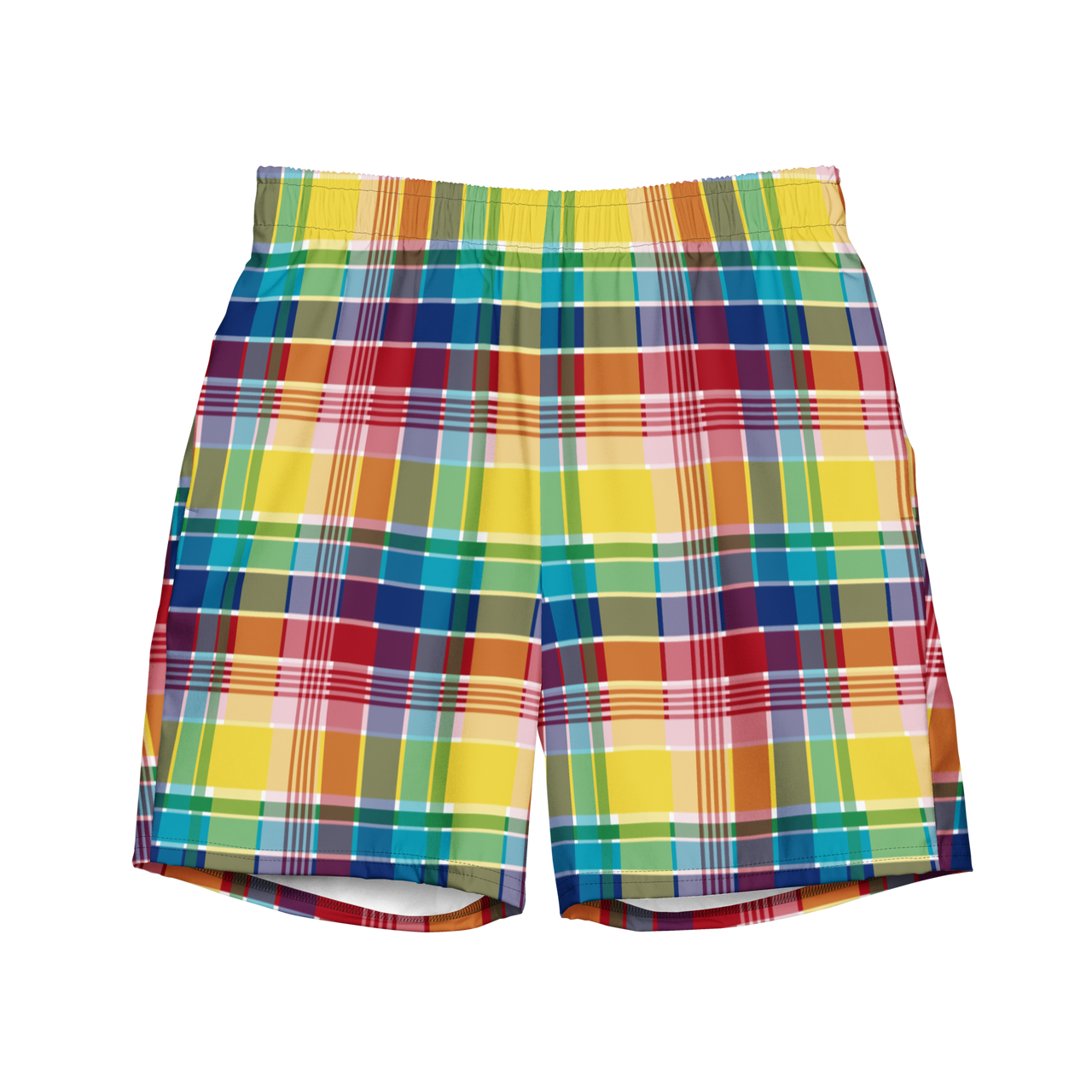 Virgin Islands Madras Men's Swim Trunks