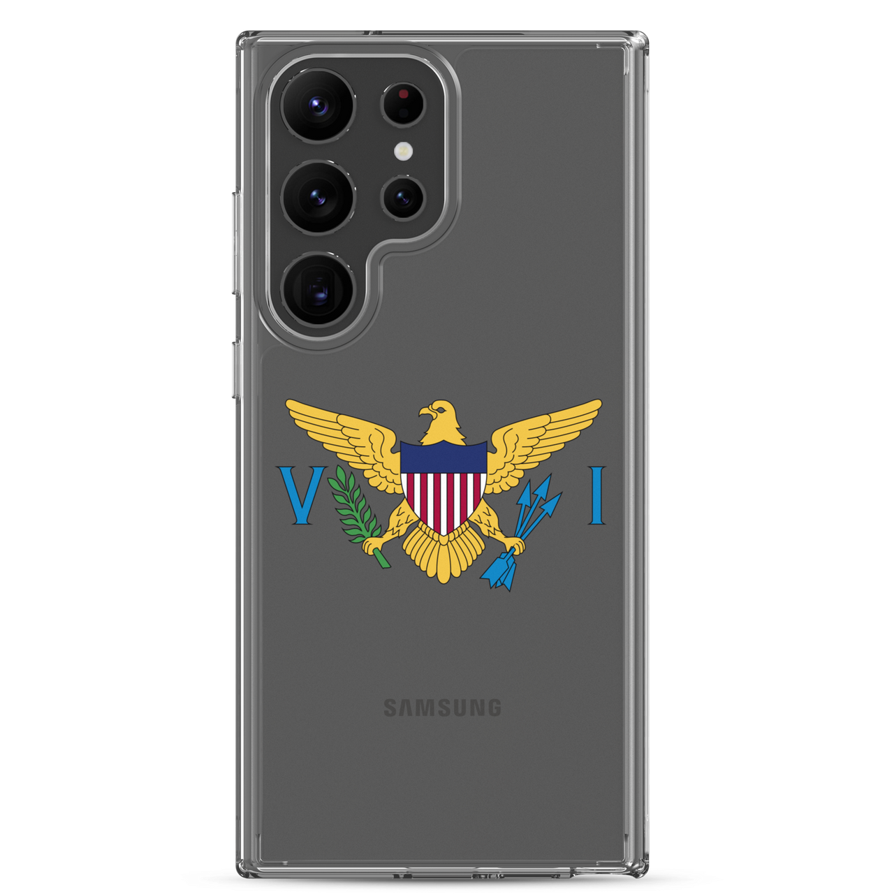 Virgin Islands Flag Clear Case for Samsung®