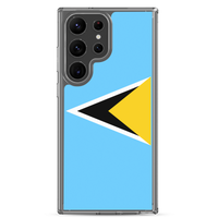 Thumbnail for St. Lucia Flag Clear Case for Samsung®