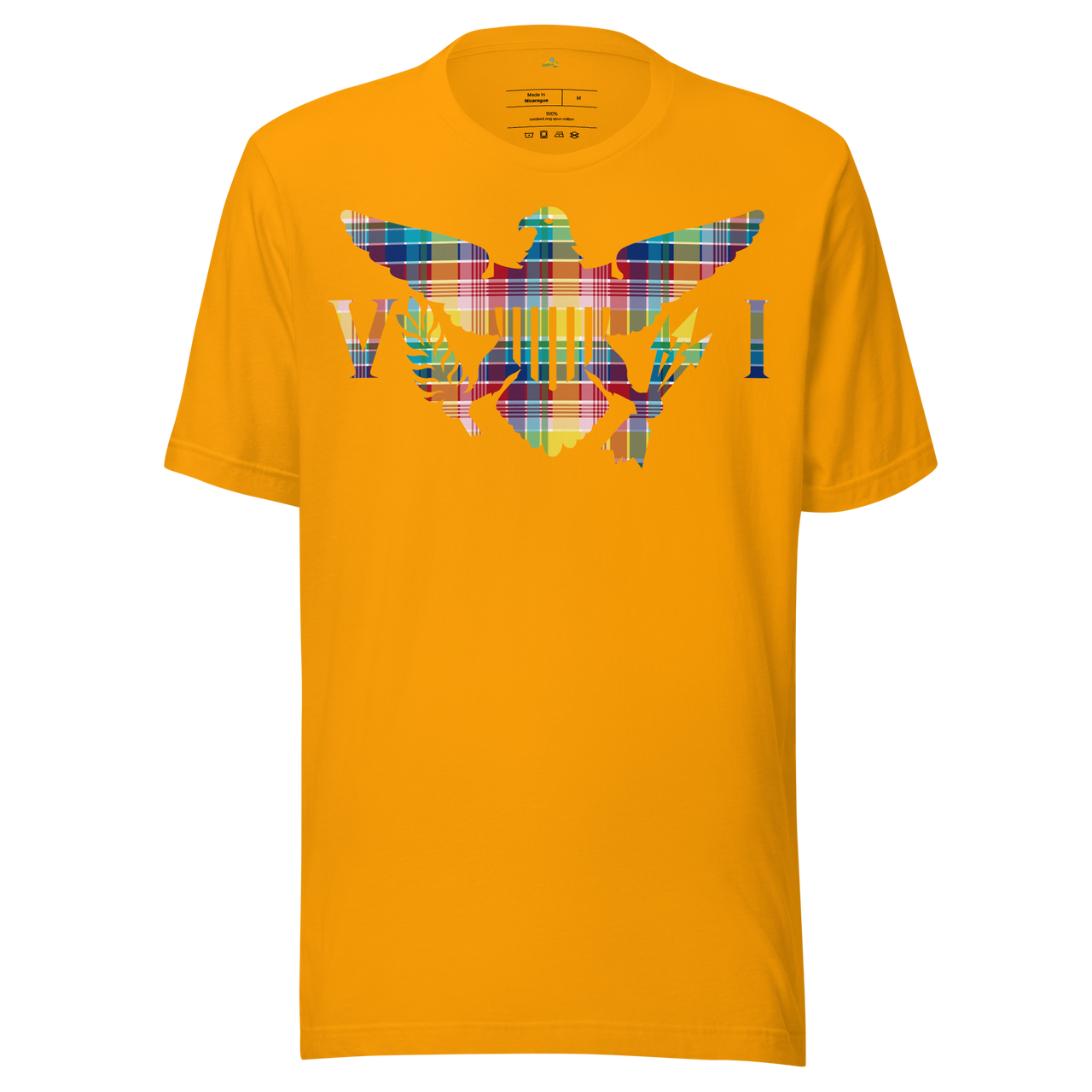 Virgin Islands Madras Flag Unisex T-Shirt