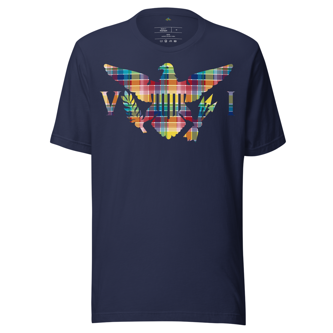 Virgin Islands Madras Flag Unisex T-Shirt
