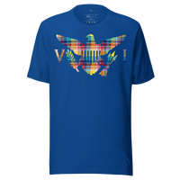 Virgin Islands Madras Flag Unisex T-Shirt