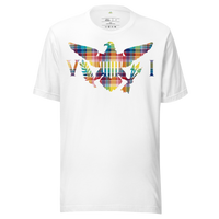 Virgin Islands Madras Flag Unisex T-Shirt