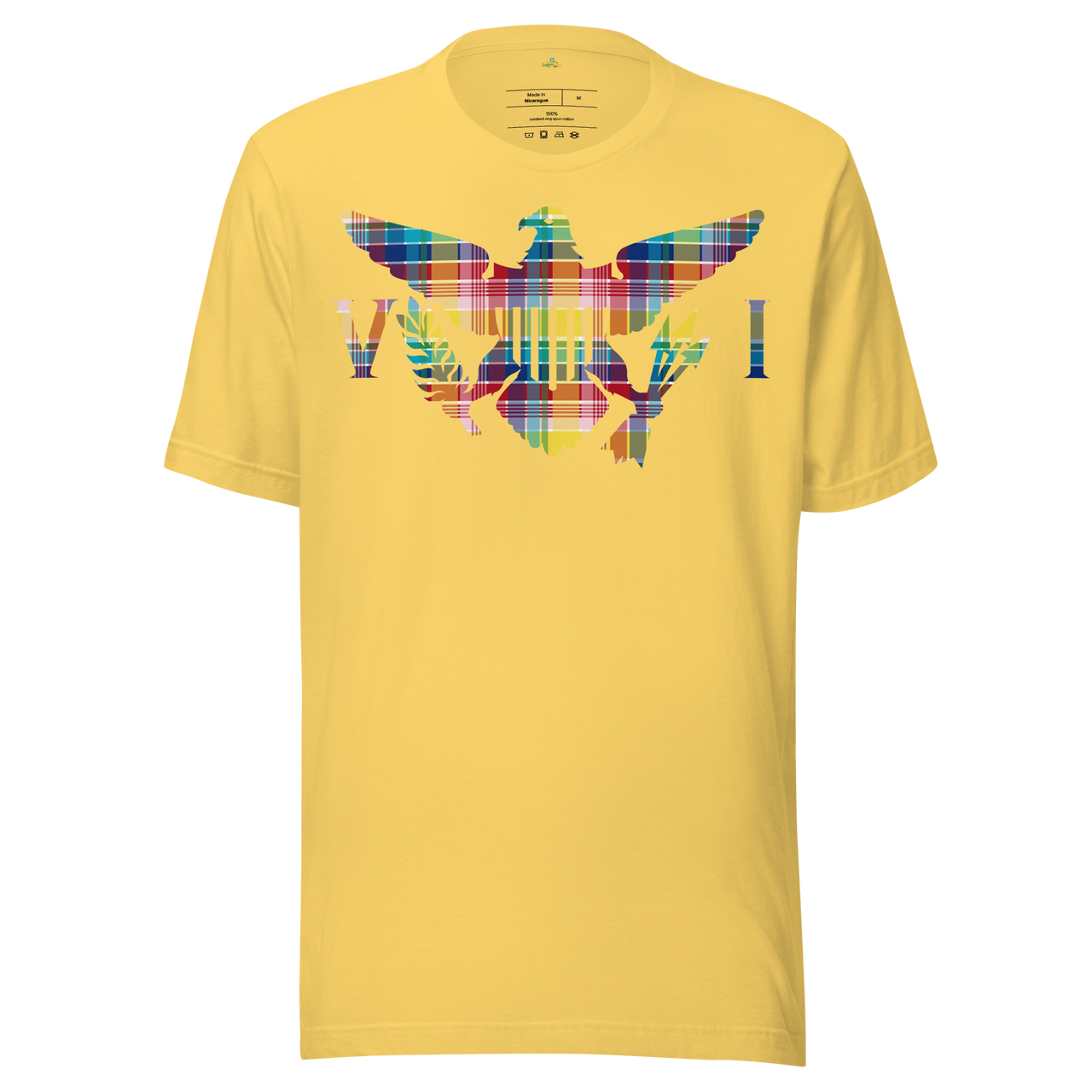 Virgin Islands Madras Flag Unisex T-Shirt