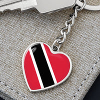 Thumbnail for Trinidad and Tobago Flag Heart Keychain