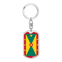 Thumbnail for Grenada Flag DogTag KeyChain