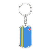 Thumbnail for Aruba Flag DogTag KeyChain