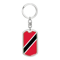Thumbnail for Trinidad and Tobago Flag DogTag KeyChain