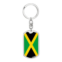 Thumbnail for Jamaica Flag DogTag KeyChain