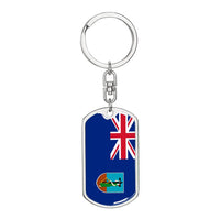 Thumbnail for Montserrat Flag DogTag KeyChain