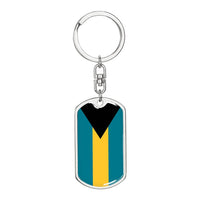 Thumbnail for Bahamas Flag DogTag KeyChain
