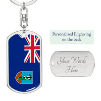 Thumbnail for Montserrat Flag DogTag KeyChain