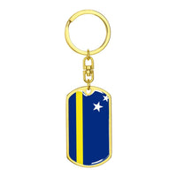 Thumbnail for Curacao Flag DogTag KeyChain