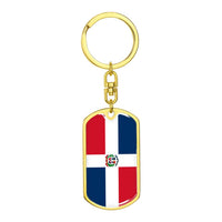 Thumbnail for Dominican Republic Flag DogTag KeyChain