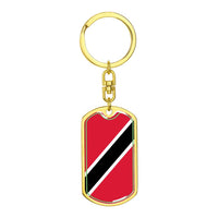 Thumbnail for Trinidad and Tobago Flag DogTag KeyChain