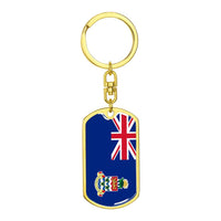 Thumbnail for Cayman Islands Flag DogTag KeyChain