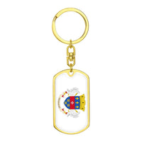 Thumbnail for St.Barths Flag DogTag KeyChain