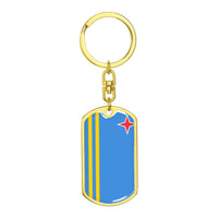 Thumbnail for Aruba Flag DogTag KeyChain