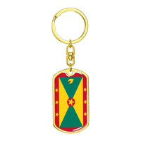 Thumbnail for Grenada Flag DogTag KeyChain