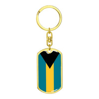 Thumbnail for Bahamas Flag DogTag KeyChain