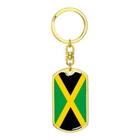 Thumbnail for Jamaica Flag DogTag KeyChain