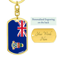 Thumbnail for Cayman Islands Flag DogTag KeyChain