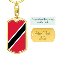 Thumbnail for Trinidad and Tobago Flag DogTag KeyChain