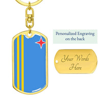 Thumbnail for Aruba Flag DogTag KeyChain
