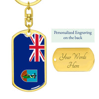 Thumbnail for Montserrat Flag DogTag KeyChain