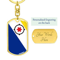 Thumbnail for Bonaire Flag DogTag KeyChain